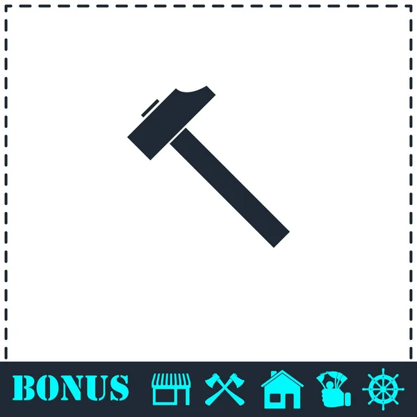 Hummer icono plano — Vector de stock