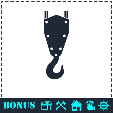 Vinç kanca simgesi düz