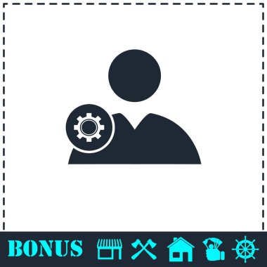 Kullanıcı düz dişli simgesiyle