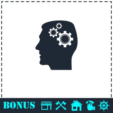 Dişli baş simgesini düz