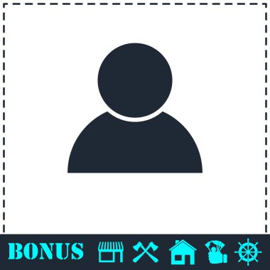 Kullanıcı simgesi düz