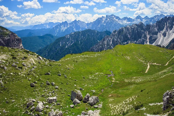 Úžasné Alpy Dolomity — Stock fotografie