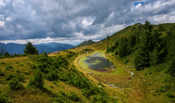 Vyrovnaná hory Balkánu — Stock fotografie