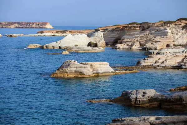 Mittelmeerküste in Zypern — Stockfoto