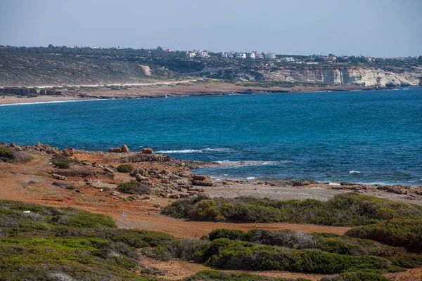 Kusten av Medelhavet i Cypern — Stockfoto
