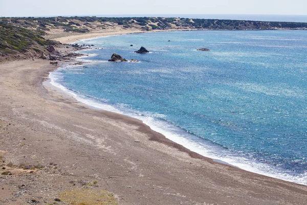 Côte de la mer Méditerranée à Cuprus — Photo