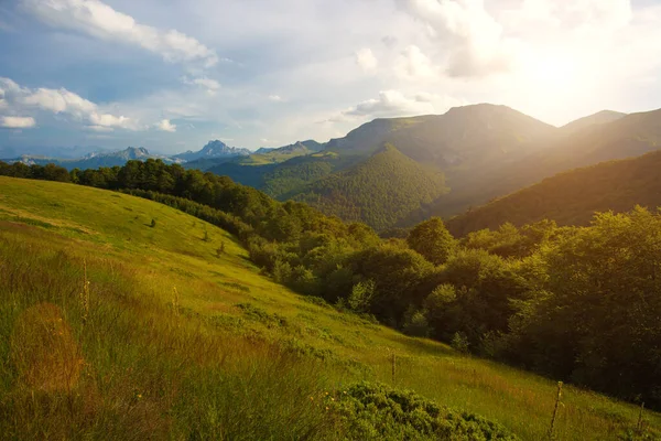 Klidná Horská Krajina Černé Hoře — Stock fotografie