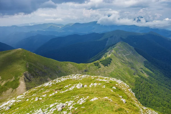 Úžasná Krajina Pohoří Komovi Černá Hora — Stock fotografie