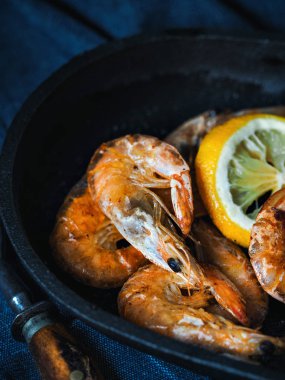 kızarmış karides (görsellliği) 