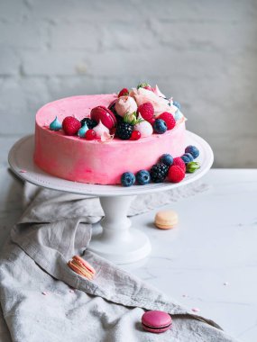 Çiçekli düğün pastası 