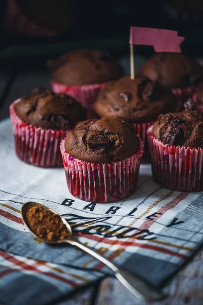 Sadece çikolatalı kek pişmiş