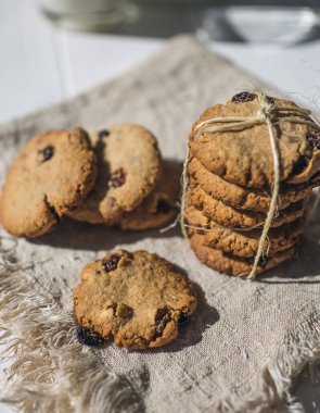 taze pişmiş ev yapımı kurabiye 