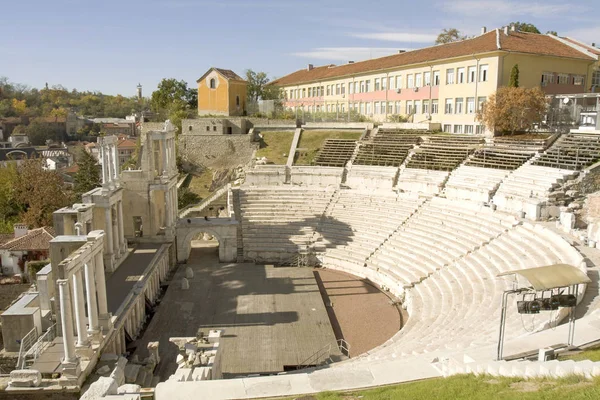 Ancient theater in Plovdiv, Bulgaria — Stock Photo, Image