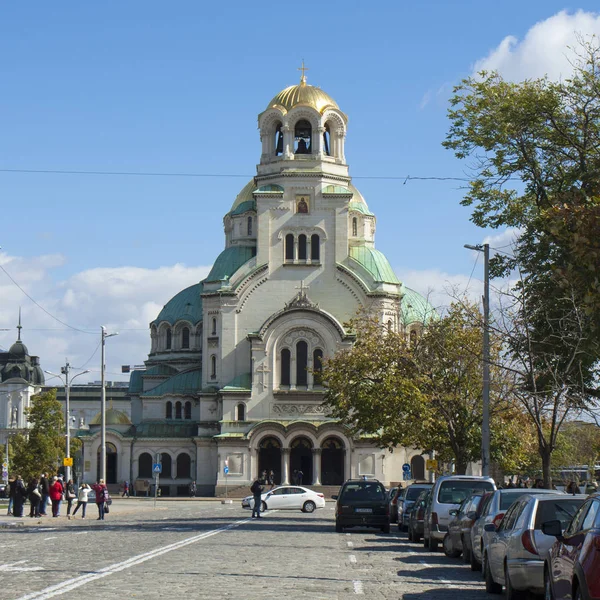 Alexander Nevsky Kathedraal in Sofia, Bulgarije — Stockfoto