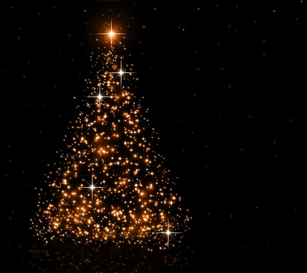 Christmas gold tree