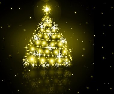 Altın Christmas tree