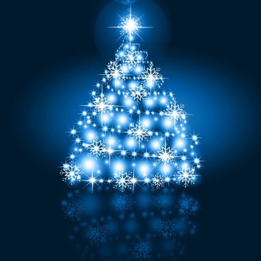 Mavi Noel ağacı