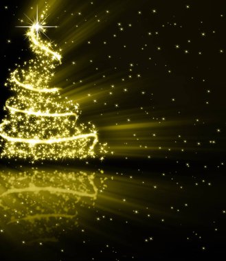 Altın Christmas tree