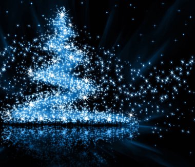 Mavi Noel ağacı