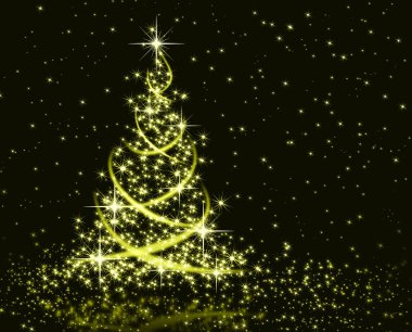 Altın Christmas tree