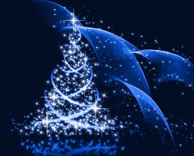 Mavi Noel ağacı