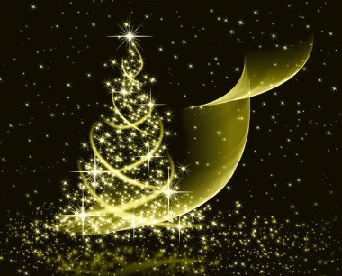 Altın Christmas tree