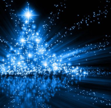 Mavi Noel ağacı