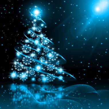 Mavi Noel ağacı