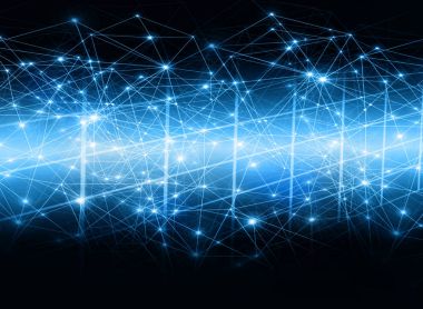 En iyi Internet kavramı küresel iş. Teknolojik arka plan. Sembolleri Wi-Fi, Internet, televizyon, telefon ve uydu iletişim ışınları