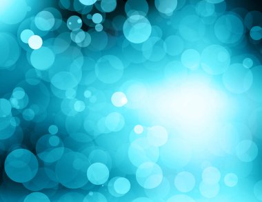 bokeh mavi arka plan