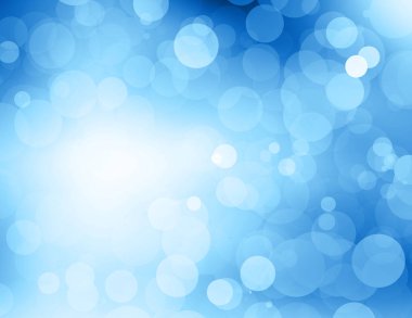 bokeh mavi arka plan