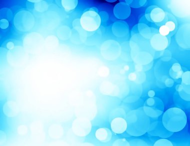 bokeh mavi arka plan