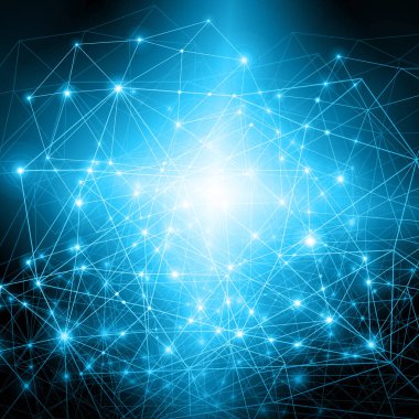 En iyi Internet kavramı küresel iş. Teknolojik arka plan. Sembolleri Wi-Fi, Internet, televizyon, telefon ve uydu iletişim ışınları