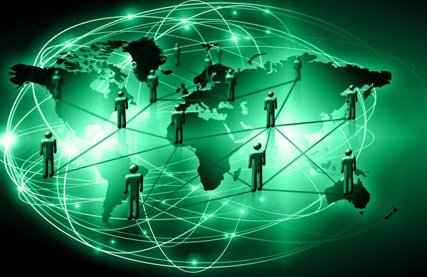 Лучший интернет-проект глобального бизнеса.Технологический фон, Wi-Fi, Интернет, телевидение, мобильная и спутниковая связь — стоковое фото