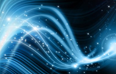 Arkaplanda kar taneleri ve yıldızlar iniyor