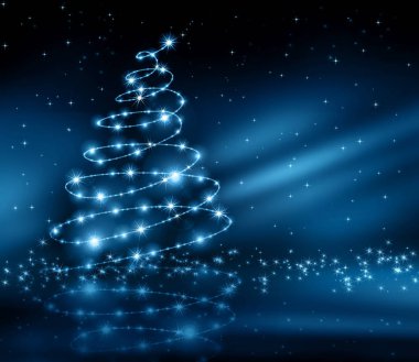 Mavi Noel ağacı
