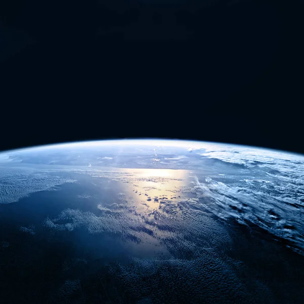 Earth from Space. Best Internet Concept of global business from concepts series. Elements of this image furnished by NASA. 3D illustration — Stock Photo, Image