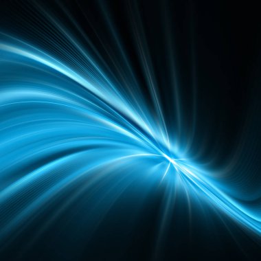 Mavi arka plan. Yumuşak dalgalar ve bulanıklık, hafif bulanıklık ve ışık