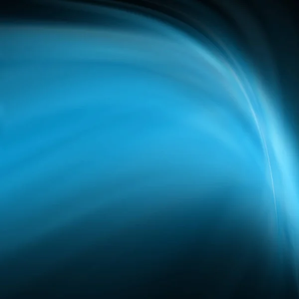 Blauwe abstracte achtergrond. Soepele golven en onscherpte, zachte vervaging en licht — Stockfoto