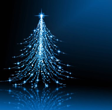 Mavi Noel ağacı