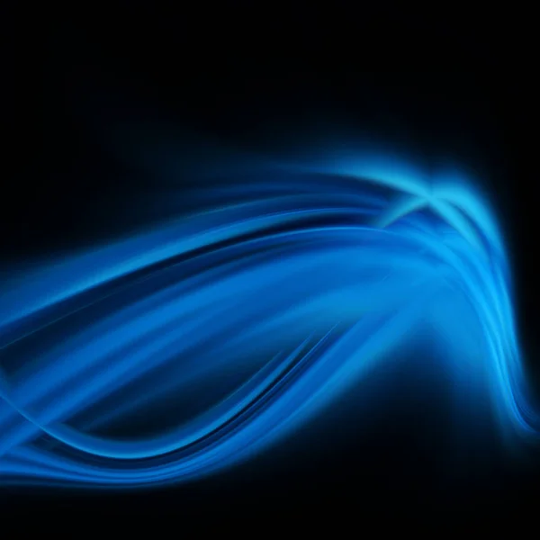 Fondo abstracto azul. Ondas suaves y borrosas, suave desenfoque y luz —  Fotos de Stock