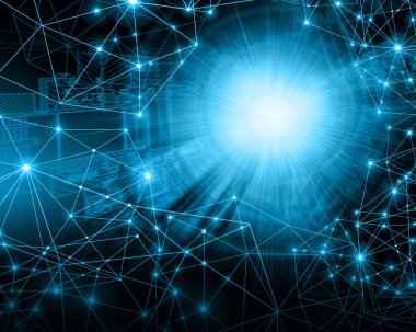 En iyi Internet kavramı küresel iş. Teknolojik arka plan. Sembolleri Wi-Fi, Internet, televizyon, telefon ve uydu iletişim ışınları