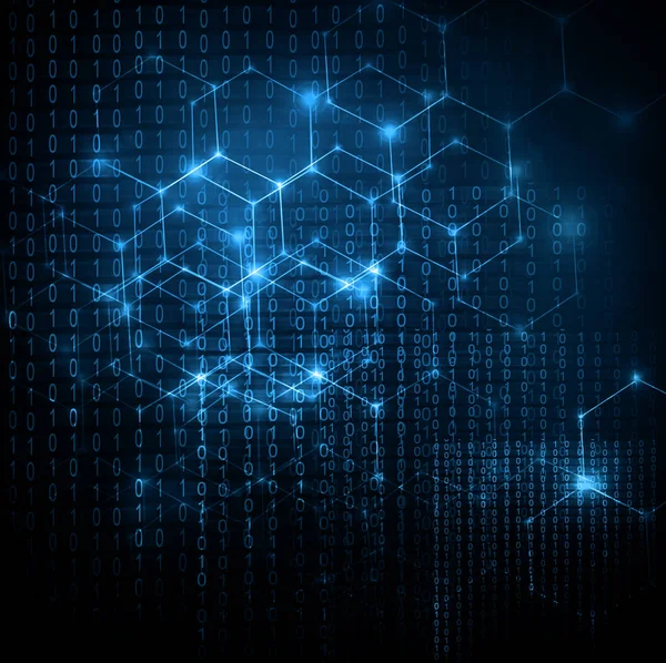 Arka plan ile bağlantılı çizgilerin ve noktaların tasarımınız için. Güzel iç içe, düz çizgiler, noktalar ve yanıp söner karanlık bir arka plan üzerinde parlayan