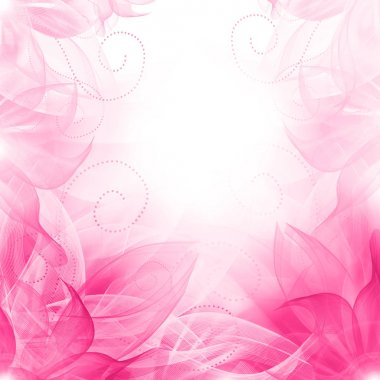 Çiçekli romantik pembe arka plan.