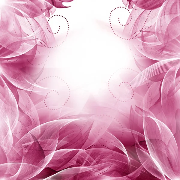 Floral romântico concurso empoeirado fundo rosa . — Fotografia de Stock