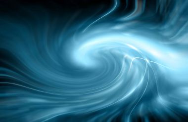 Mavi arka plan, satır güzel bükme kıvırma soyut