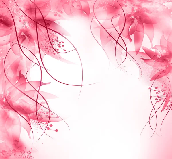 Floral romántico tierno fondo rosa. — Foto de Stock
