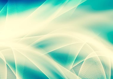 Mavi arka plan, satır güzel bükme kıvırma soyut