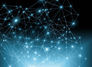 Teknolojik arka plan, küresel iş kavramı Internet. Internet bağlantısı, bilim ve teknoloji grafik tasarım soyut