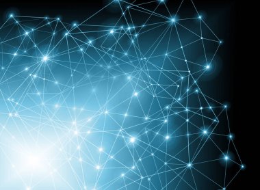 Teknolojik arka plan, küresel iş kavramı Internet. Internet bağlantısı, bilim ve teknoloji grafik tasarım soyut